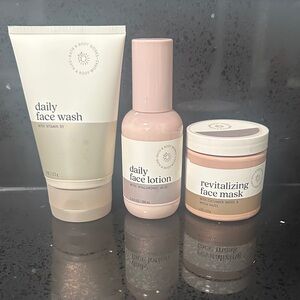 Bath & Body Works Daily Face Wash, Face Lotion & Revitalizing Face Mask Set NEW